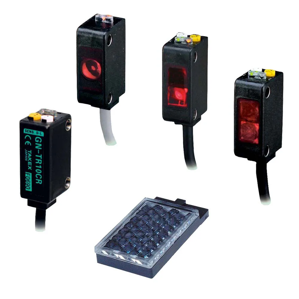 Sensor fotoeléctrico difuso reflectivo compacto con conector M8 GN-R30CPN-J