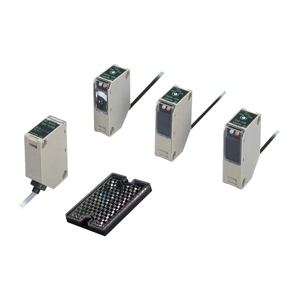 Sensor fotoeléctrico difuso reflectivo compacto con alimentación universal NE-R10
