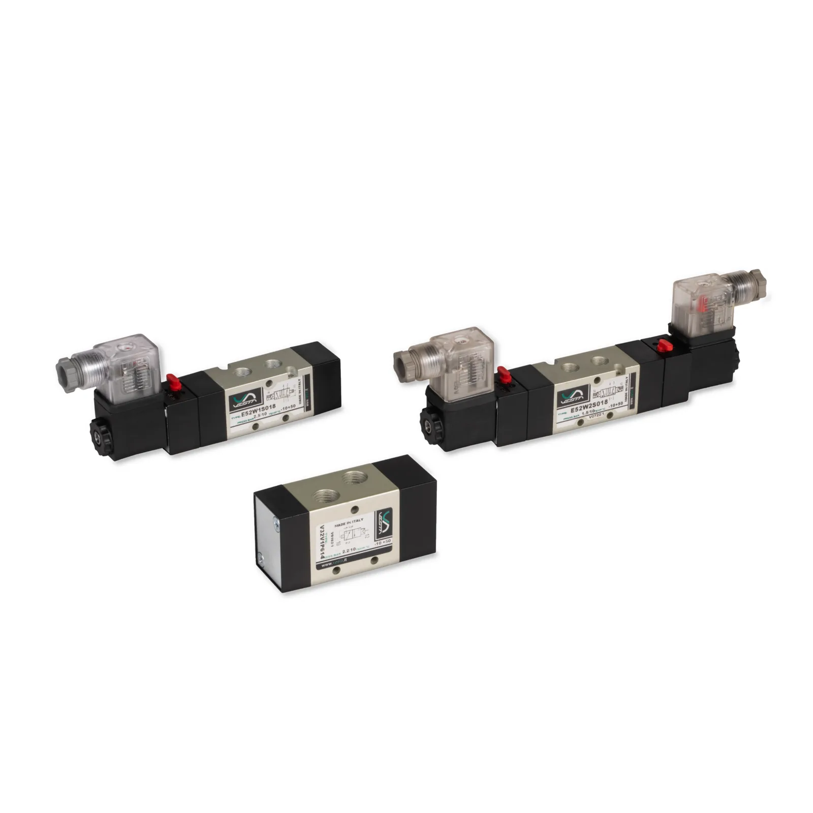 Electroválvula 5/2 monoestable retorno por muelle neumático 1/2" serie E